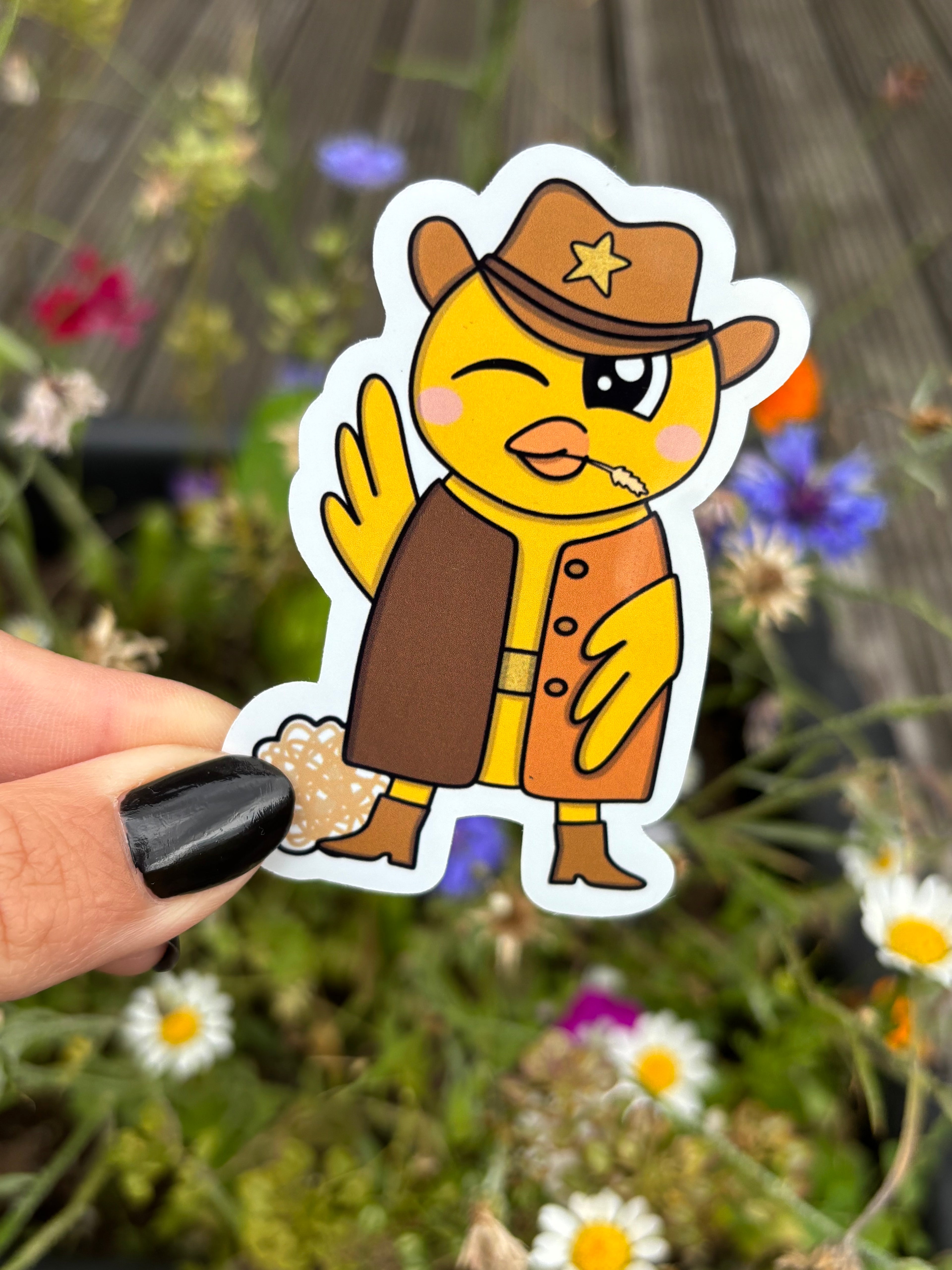 Sticker - Cowboy-Küken