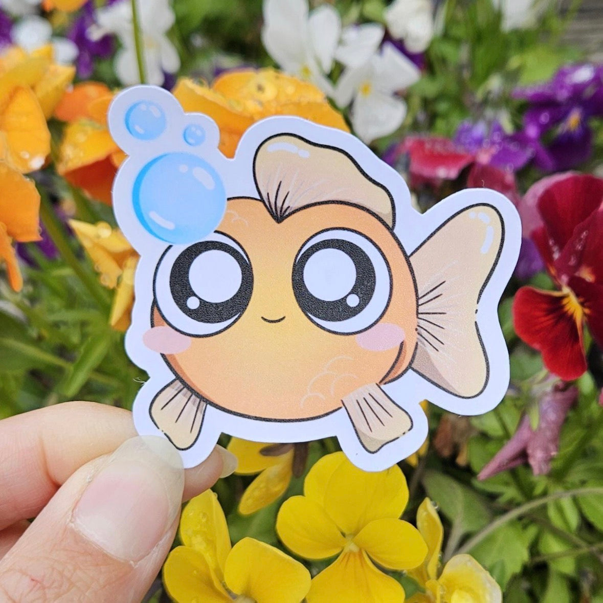 Sticker - Goldfisch