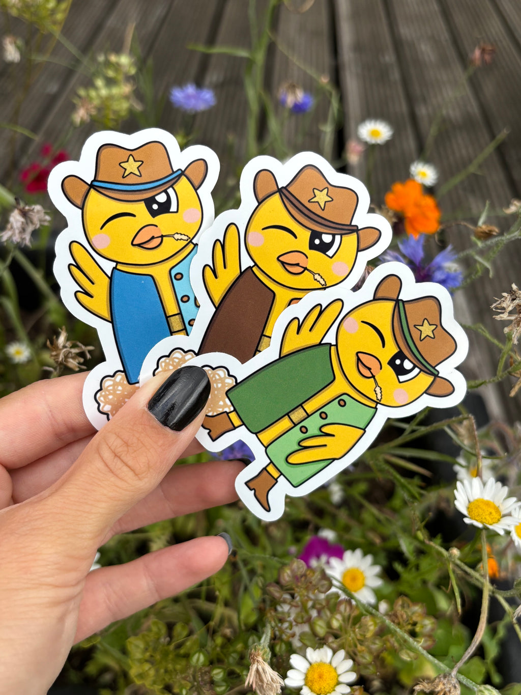 Sticker - Cowboy-Küken