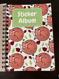 Stickeralbum, Drahtbinderücken, Silikonseiten