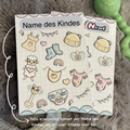 Stickerbögen - Babyparty