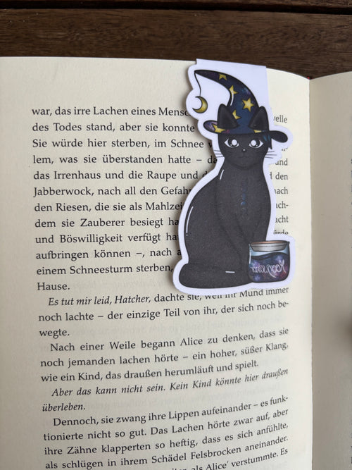 Magnetische Lesezeichen - Hexenkatzen