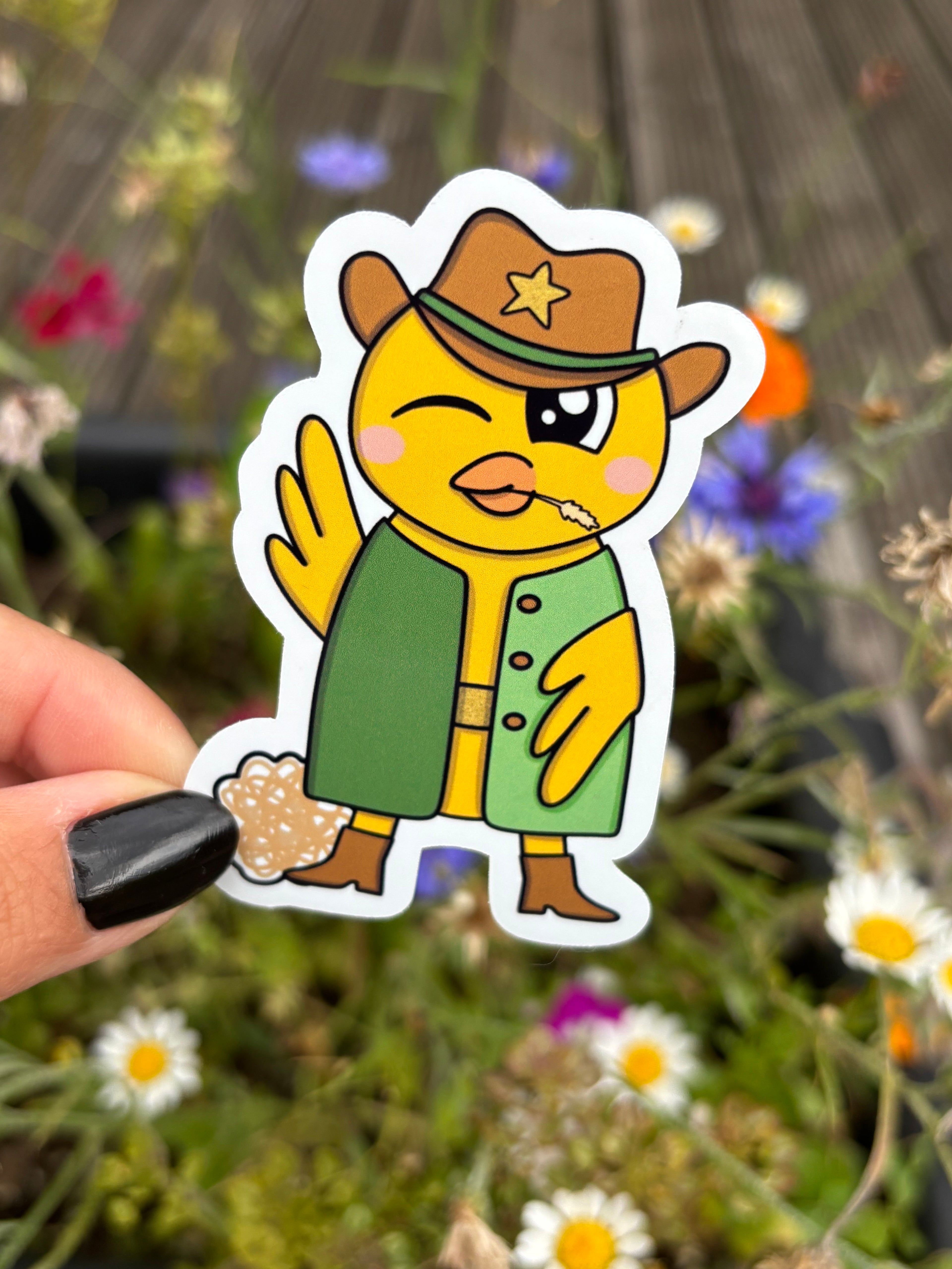 Sticker - Cowboy-Küken
