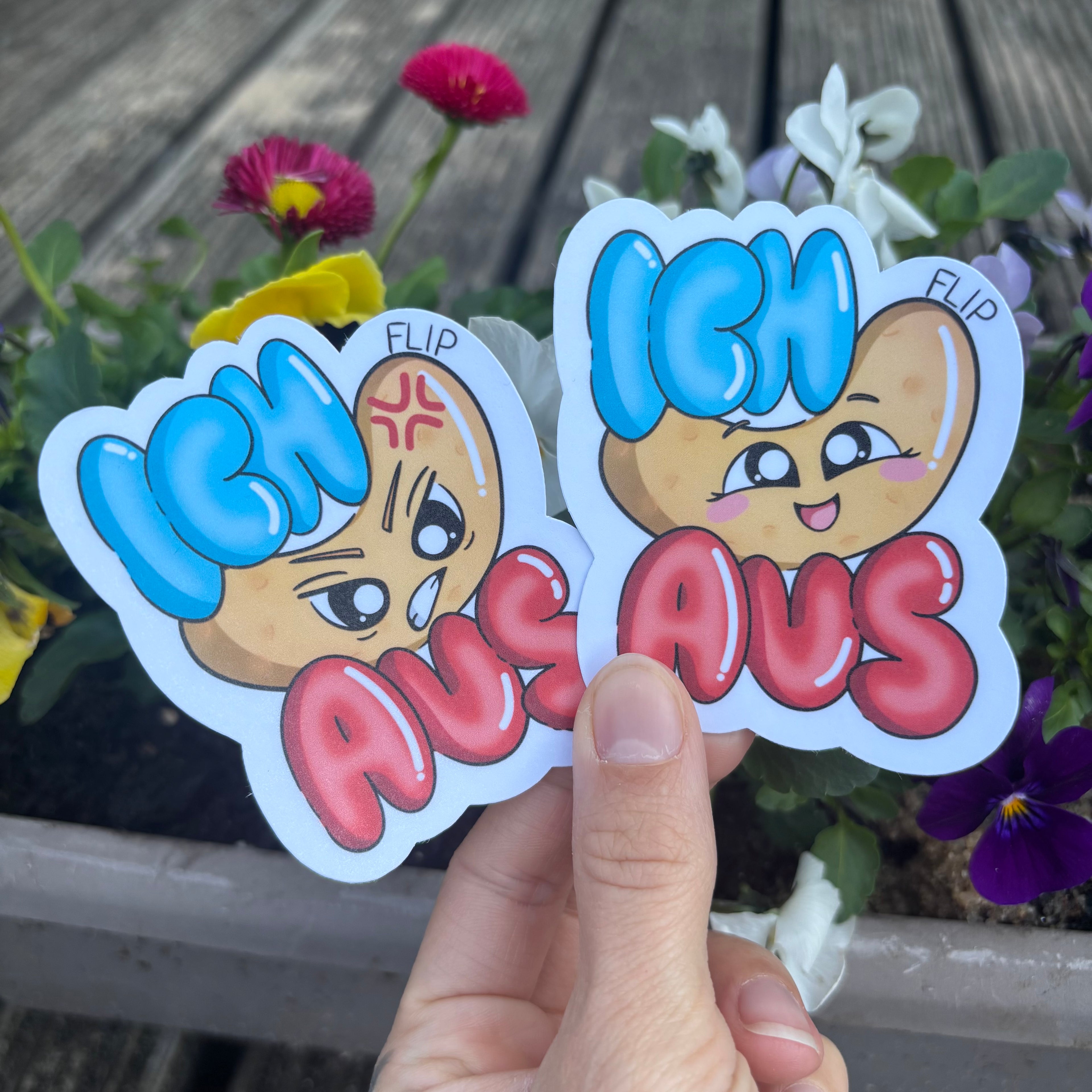 Sticker - Ich flip aus