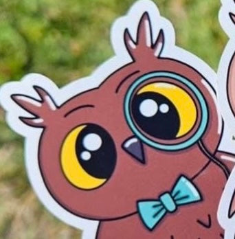 Sticker - Eulen (Brille, Monokel)