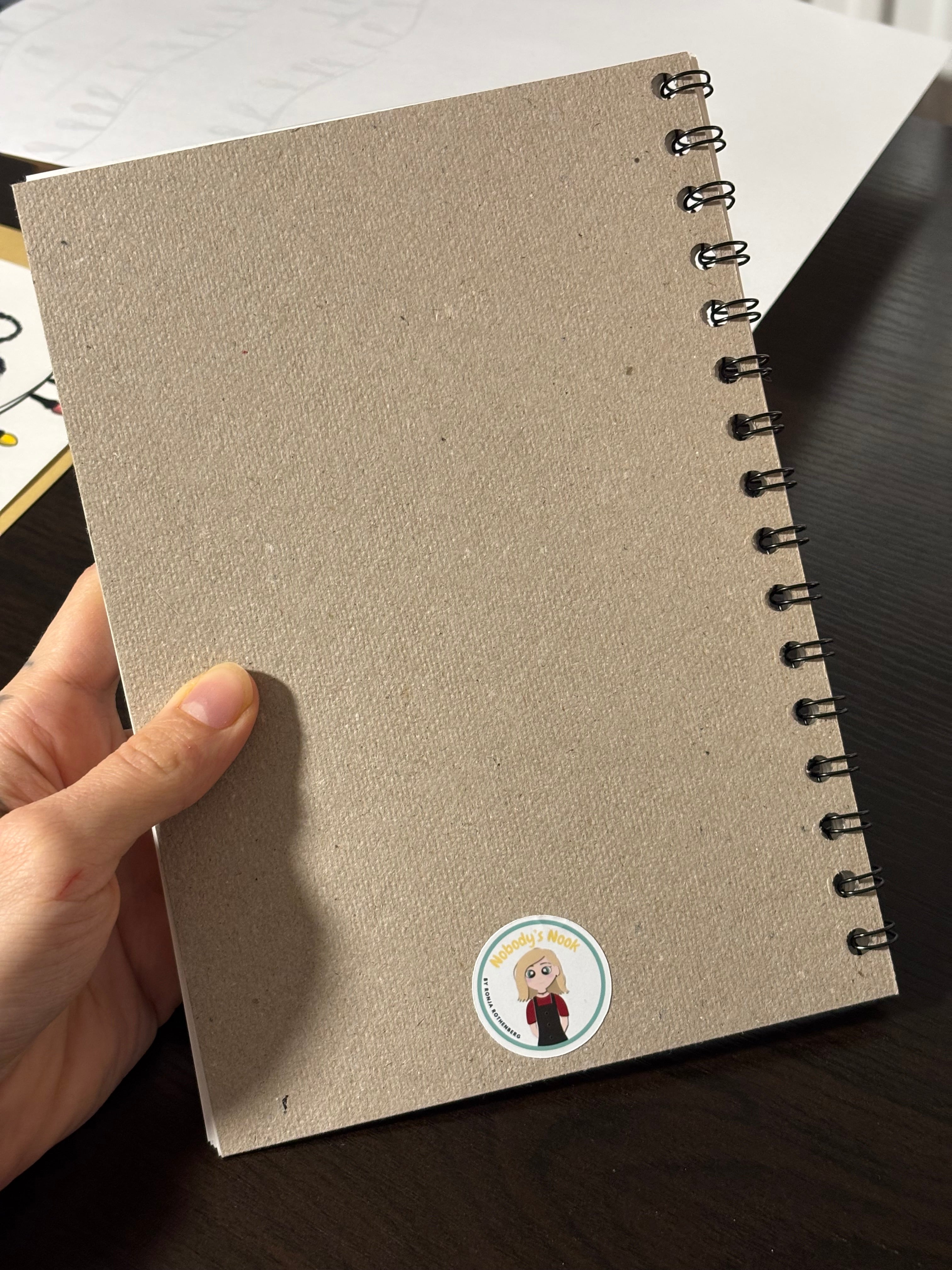 Stickeralbum, Drahtbinderücken, Silikonseiten