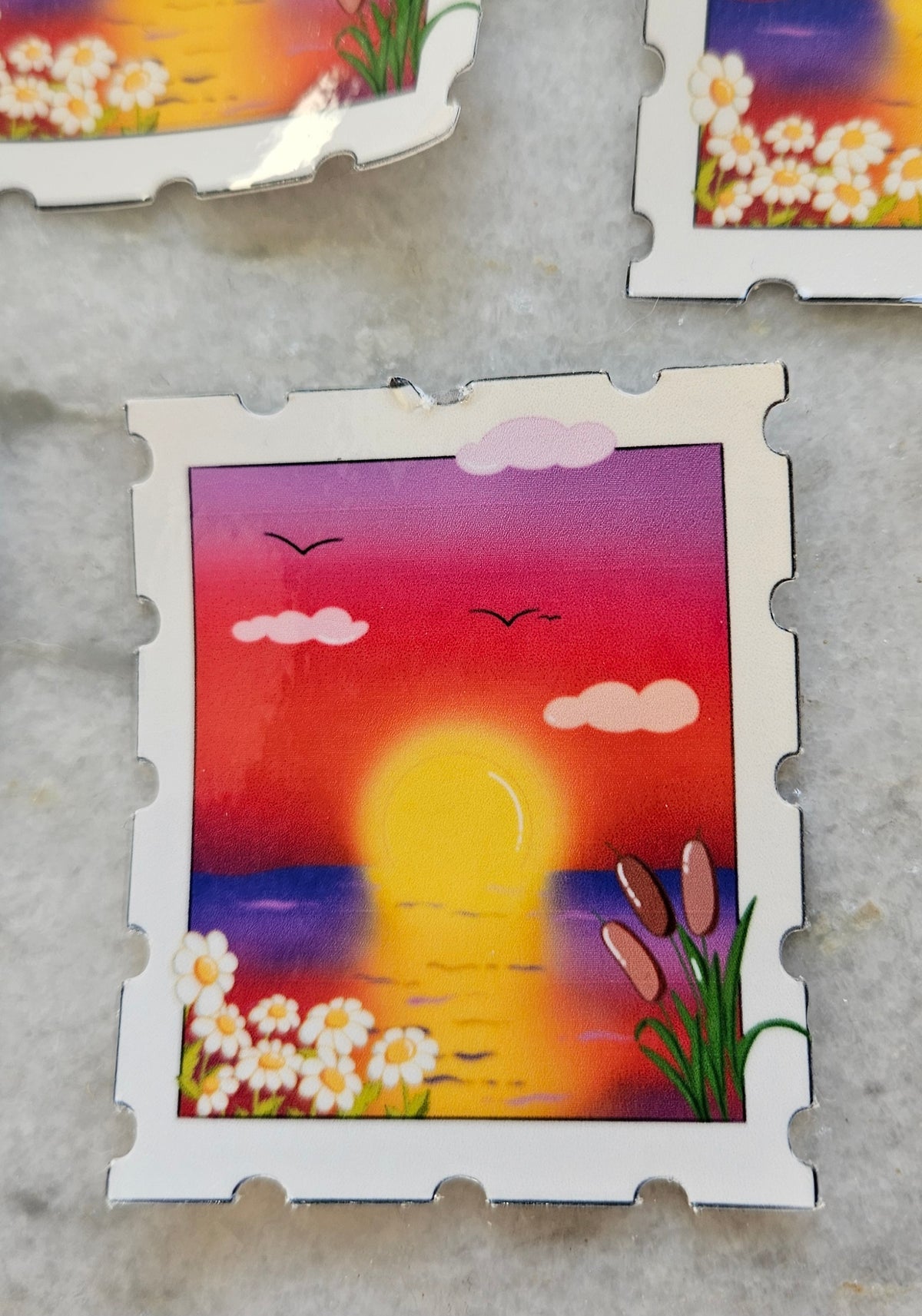 B - Ware Sticker - Sonnenuntergang