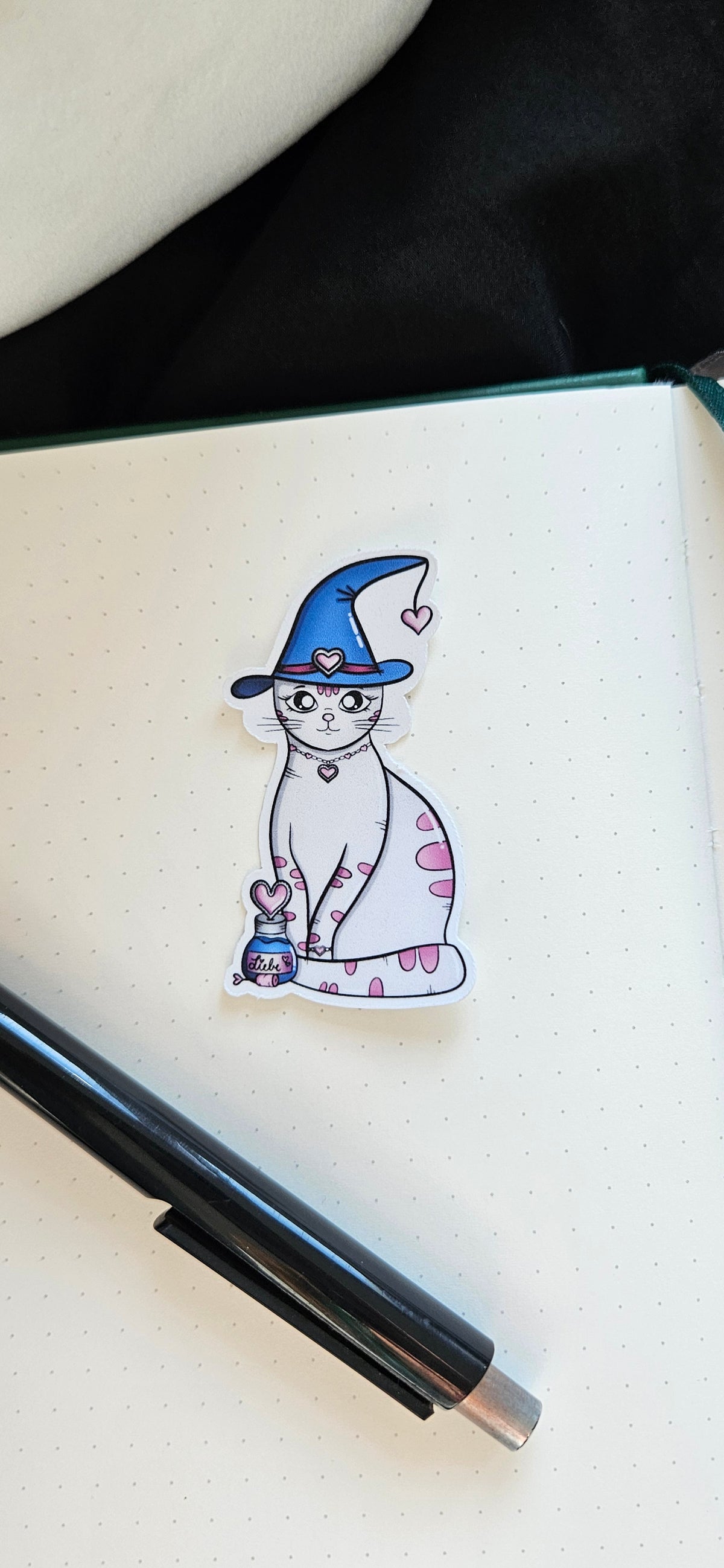Sticker - Hexenkatze der Liebe