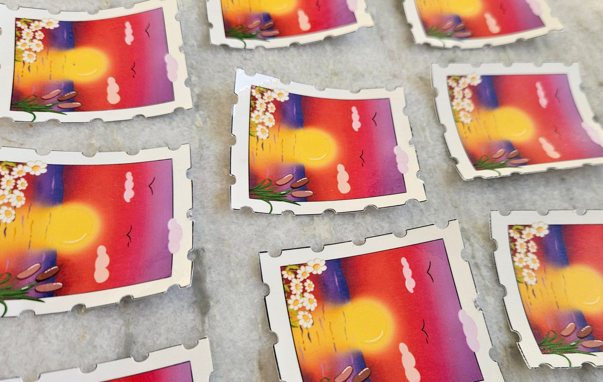 B - Ware Sticker - Sonnenuntergang