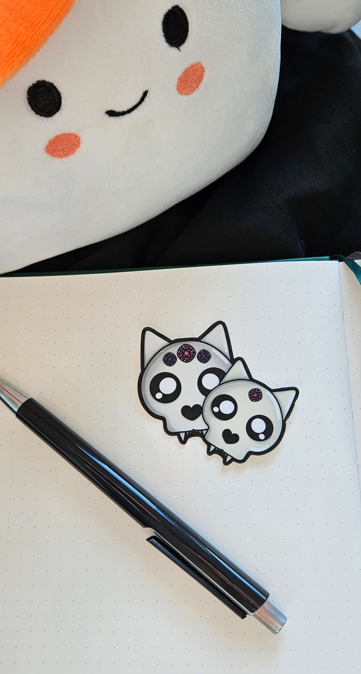 Sticker - Katzenschädel