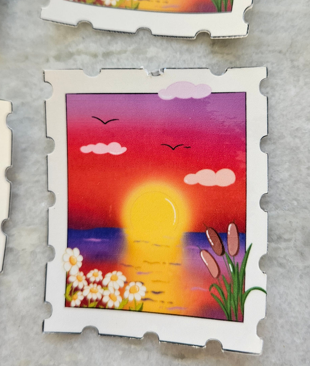 B - Ware Sticker - Sonnenuntergang