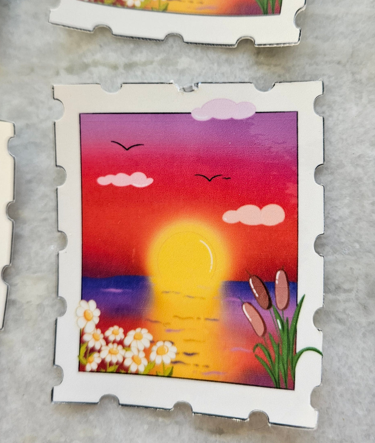 B - Ware Sticker - Sonnenuntergang