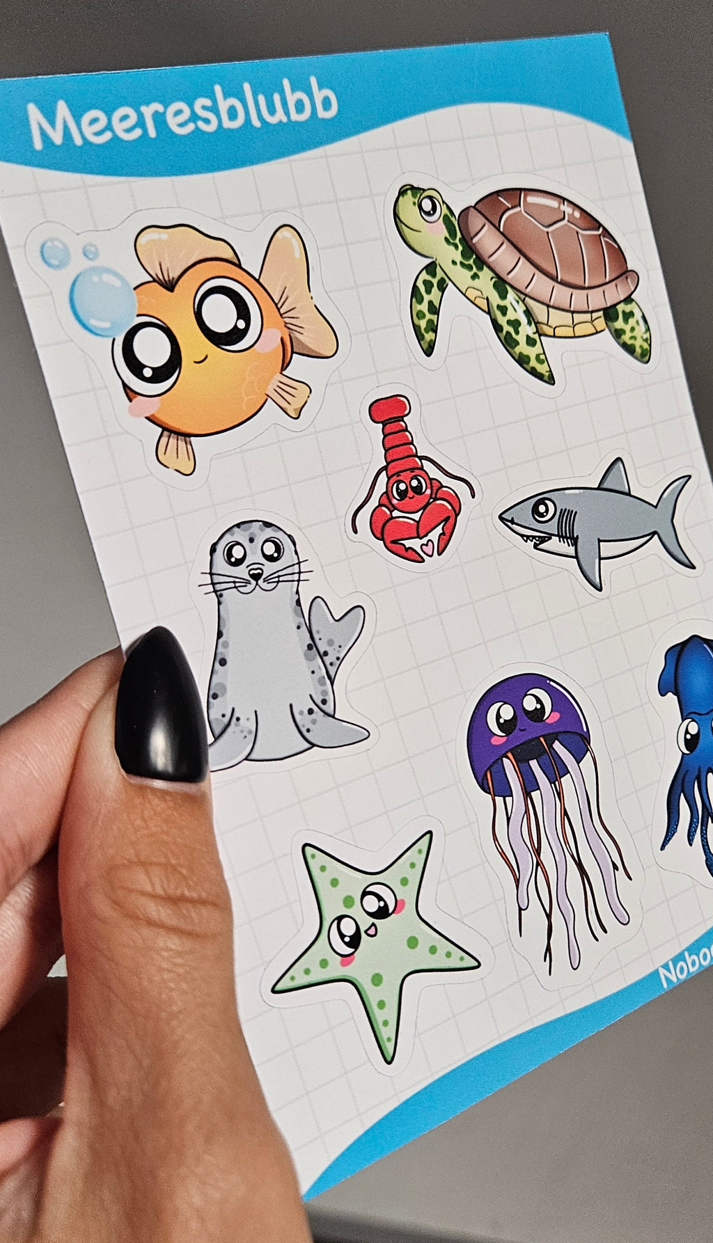 Stickerbogen - Meeresblubb